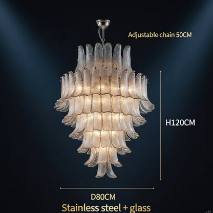 Mazzega Petals Chandelier