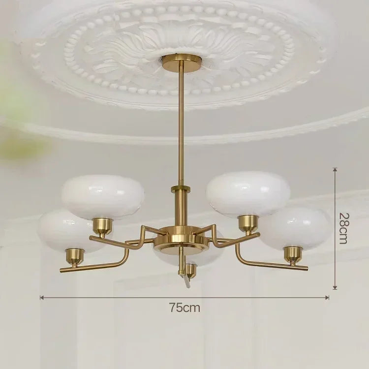 BOLLICINA Glass Globe Cluster Chandelier