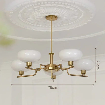 BOLLICINA Glass Globe Cluster Chandelier