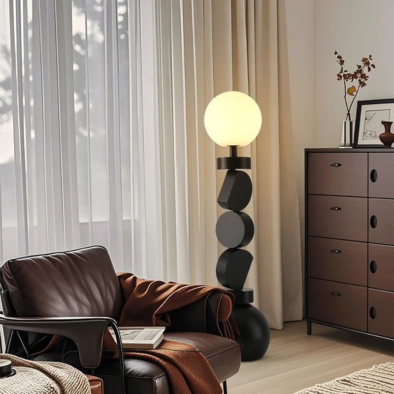 Obsidian Aura  Floor Lamp