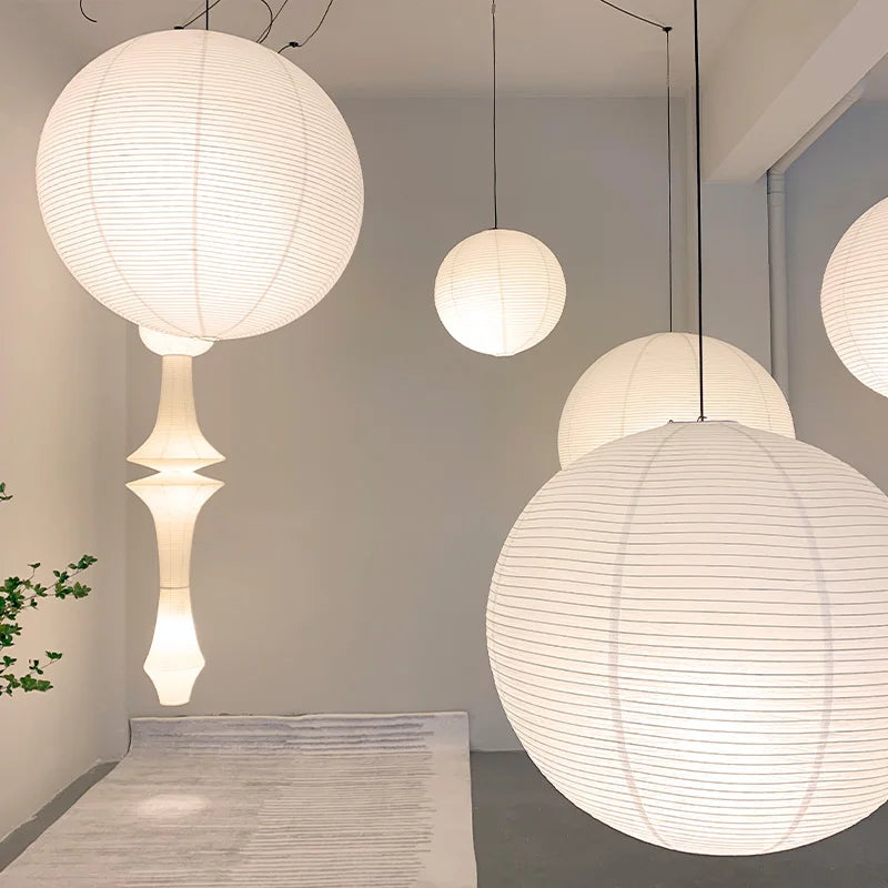 HOSHI Round Paper Pendant Lamp