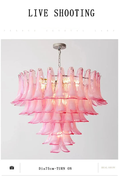 ROSELINE French Glass Chandelier