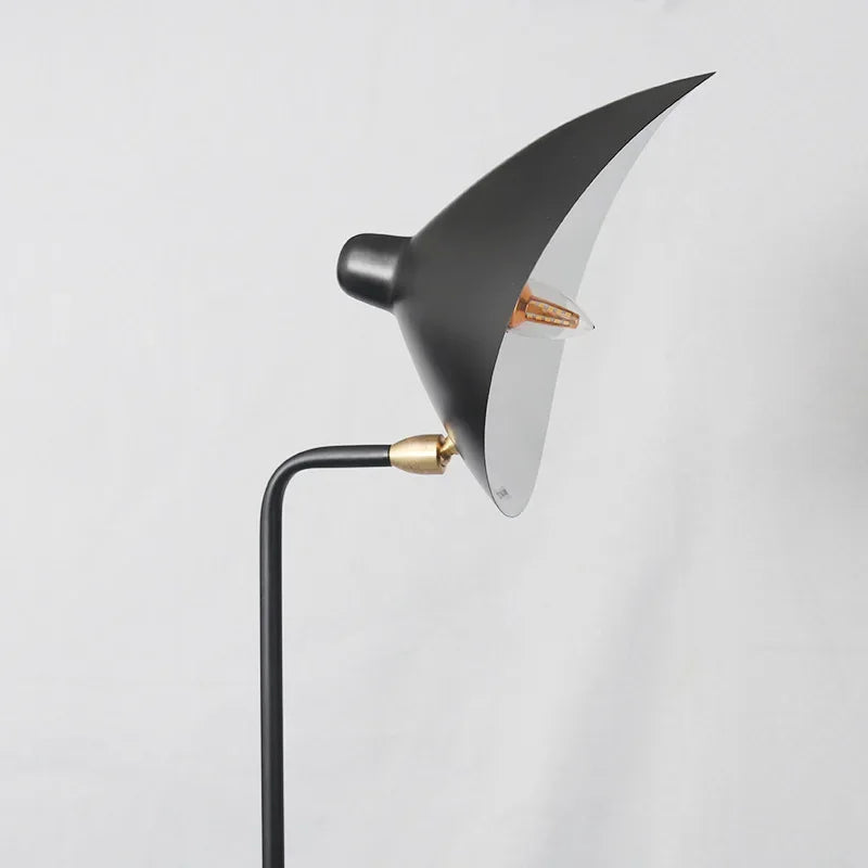 Linea Noir Minimalist Floor Lamp