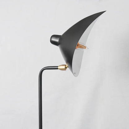 Linea Noir Minimalist Floor Lamp