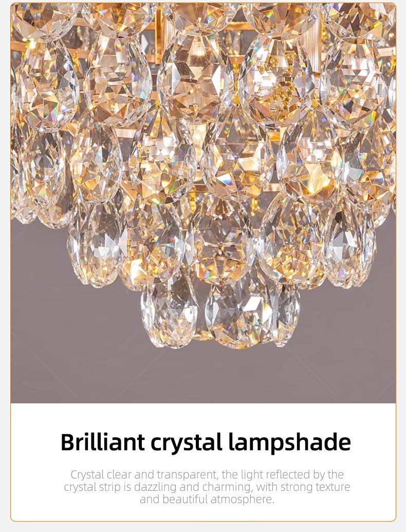 Nordique Prism Crystal  Chandelier