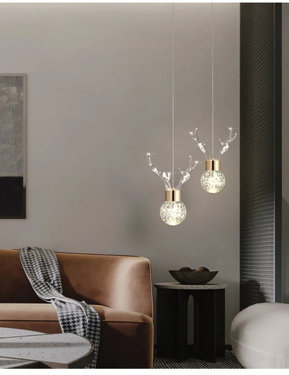 Luminora Bubble  Deer  Chandelier