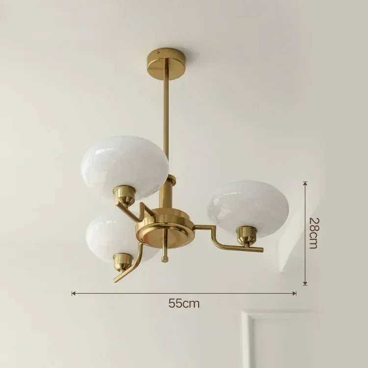 BOLLICINA Glass Globe Cluster Chandelier