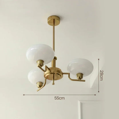 BOLLICINA Glass Globe Cluster Chandelier