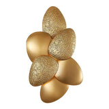 AURORA Gilded Petal Wall Art Sconce