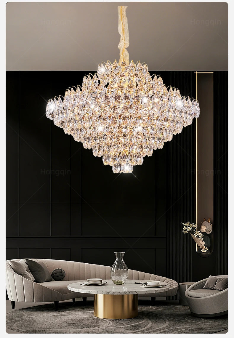 Nordique Prism Crystal  Chandelier