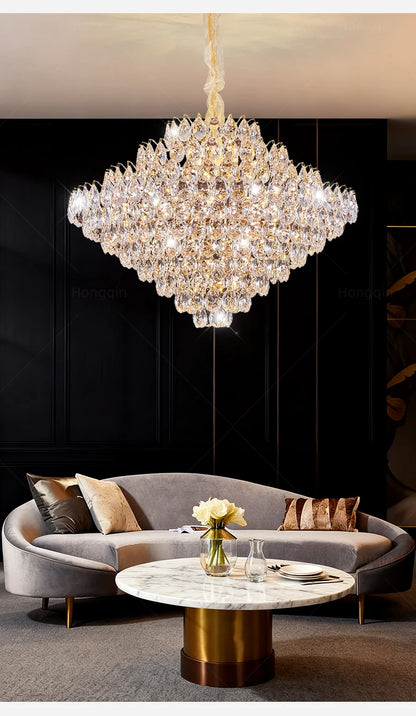 Nordique Prism Crystal  Chandelier
