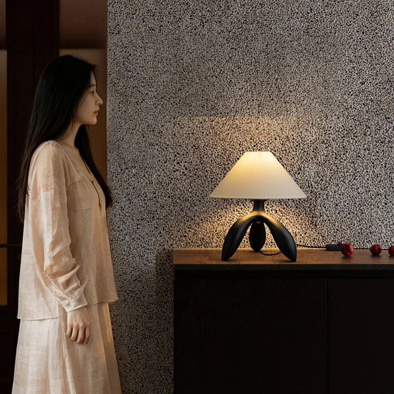 FRASSINA Solid Ash Wood Table Lamp