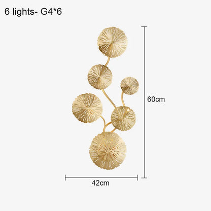 Lotus Leaf Wall Sconce