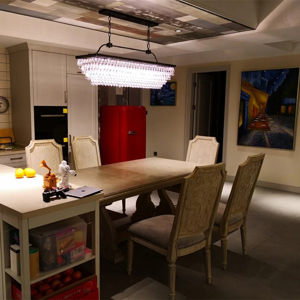 Retro Vintage Crystal Chandelier