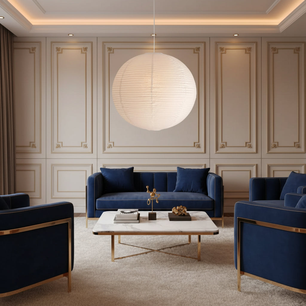HOSHI Round Paper Pendant Lamp