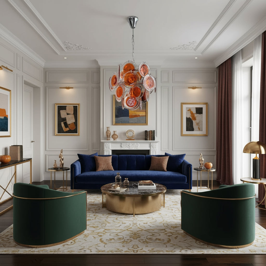 Valoria Glass Chandelier