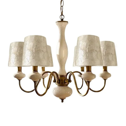 MARINELLA Shell & Ceramic Chandelier
