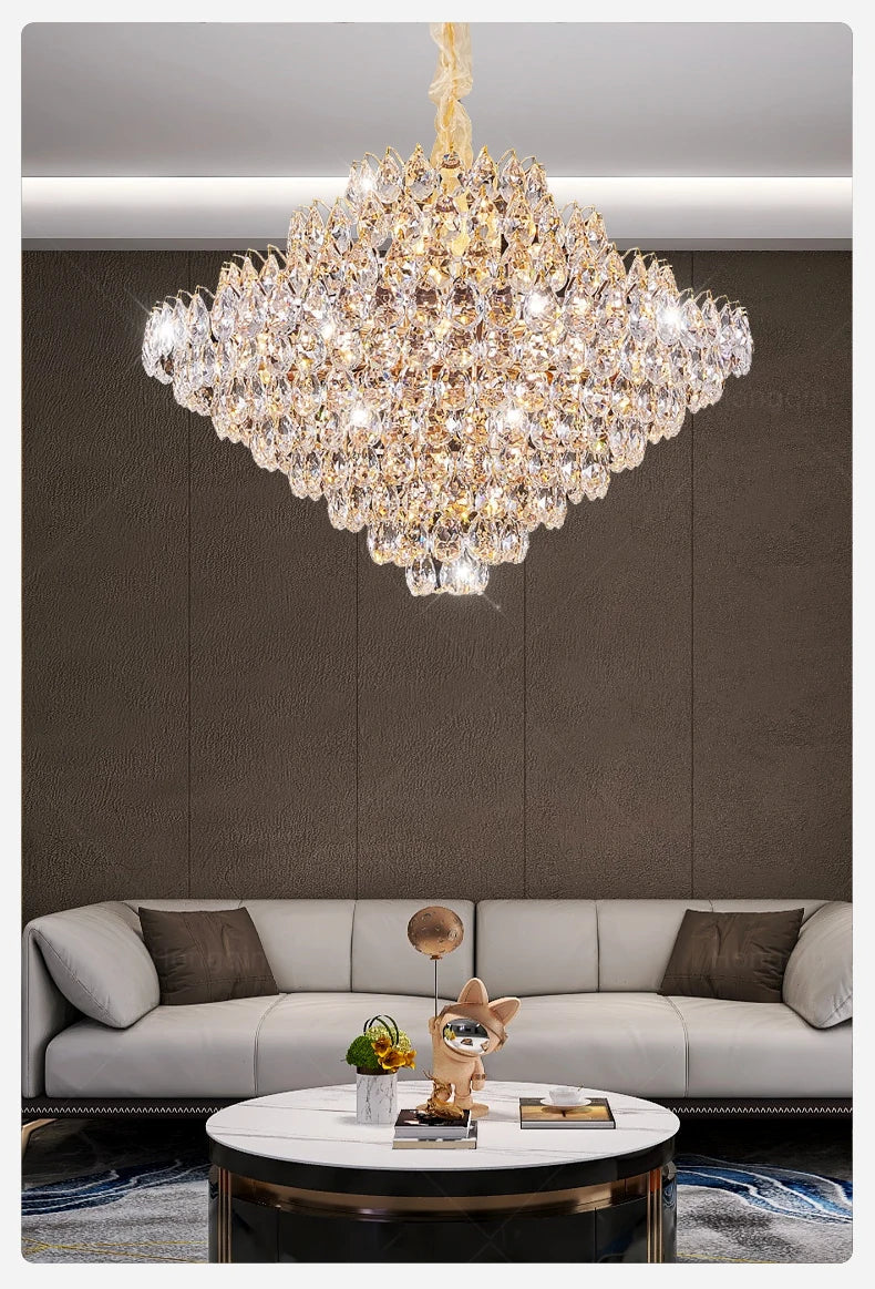 Nordique Prism Crystal  Chandelier