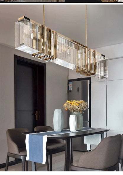 Crystal Horizon Pendant  Chandelier