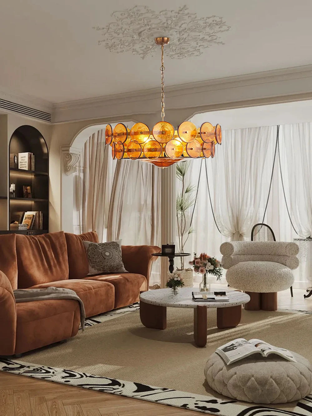 Lustrae Glass Chandelier