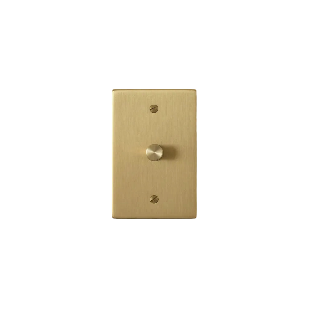 The Brass Dimmer Switch (1–4 Gang)