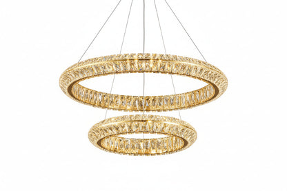Aurora Luxe Crystal Pendant Chandelier