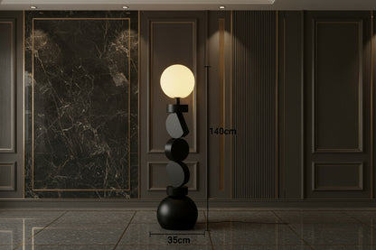 Obsidian Aura  Floor Lamp