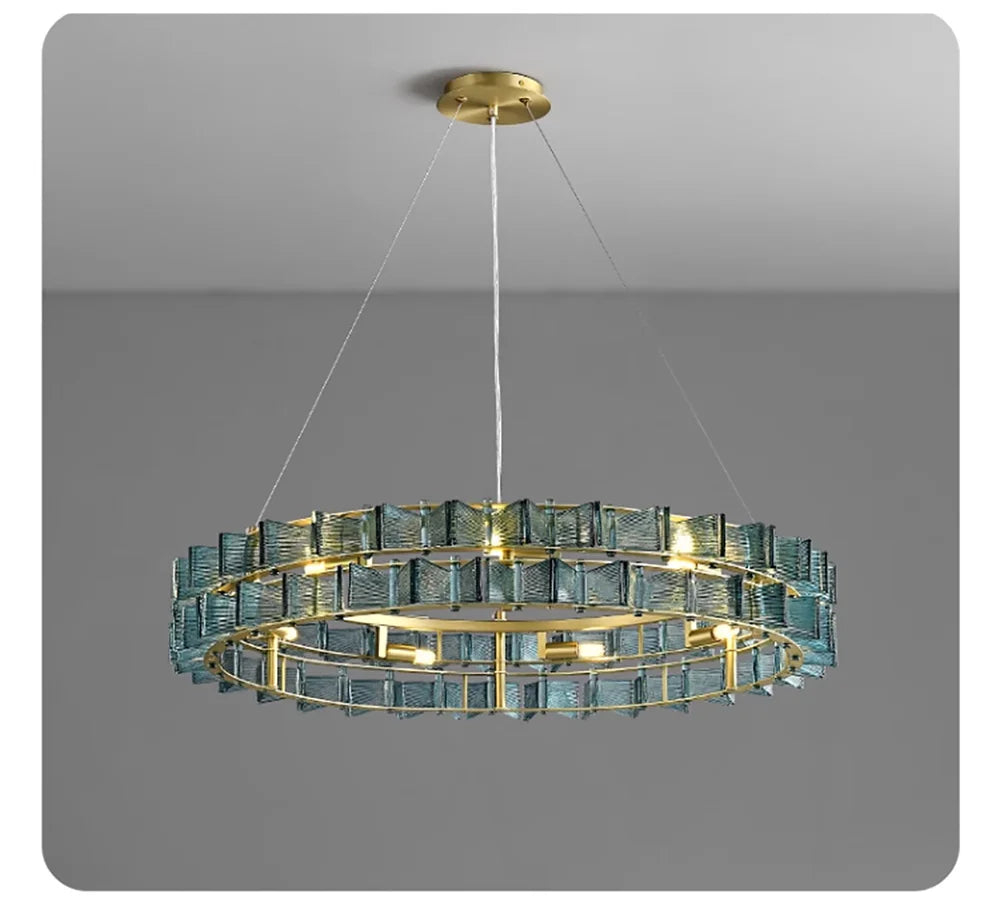 Marbella Blue Orbit Chandelier