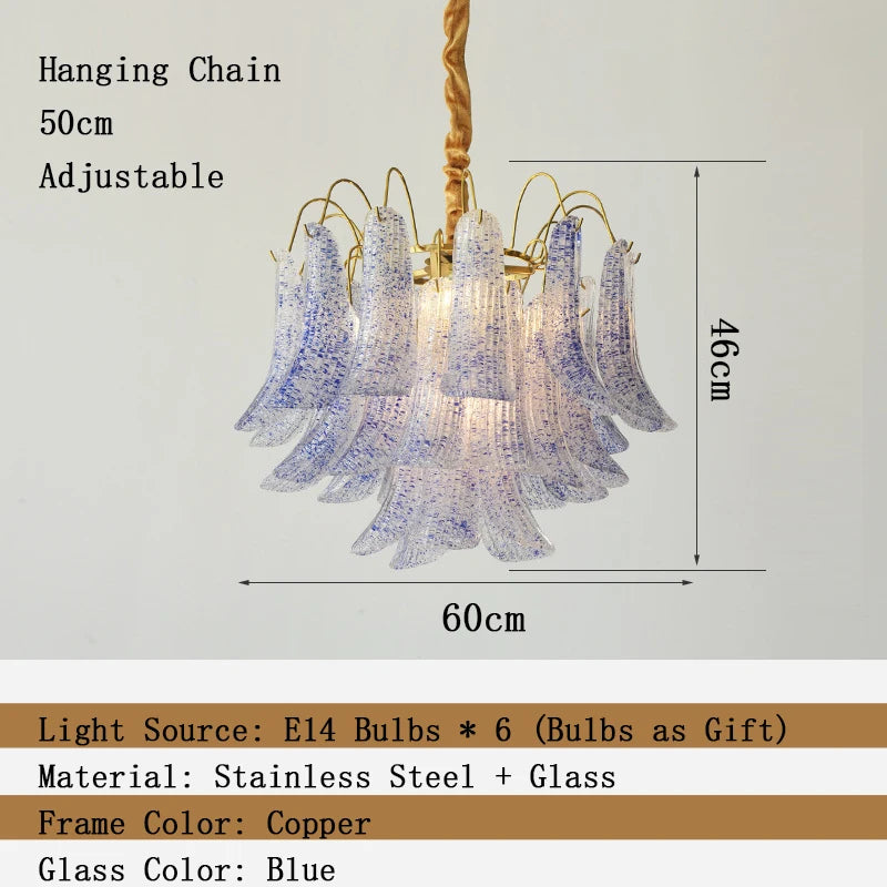 Venini Luxora Glass Chandeliers
