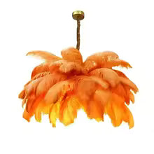 Feather Ostrich Chandelier