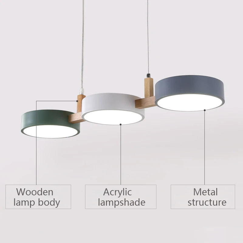 Nordic Trio LED Pendant Light