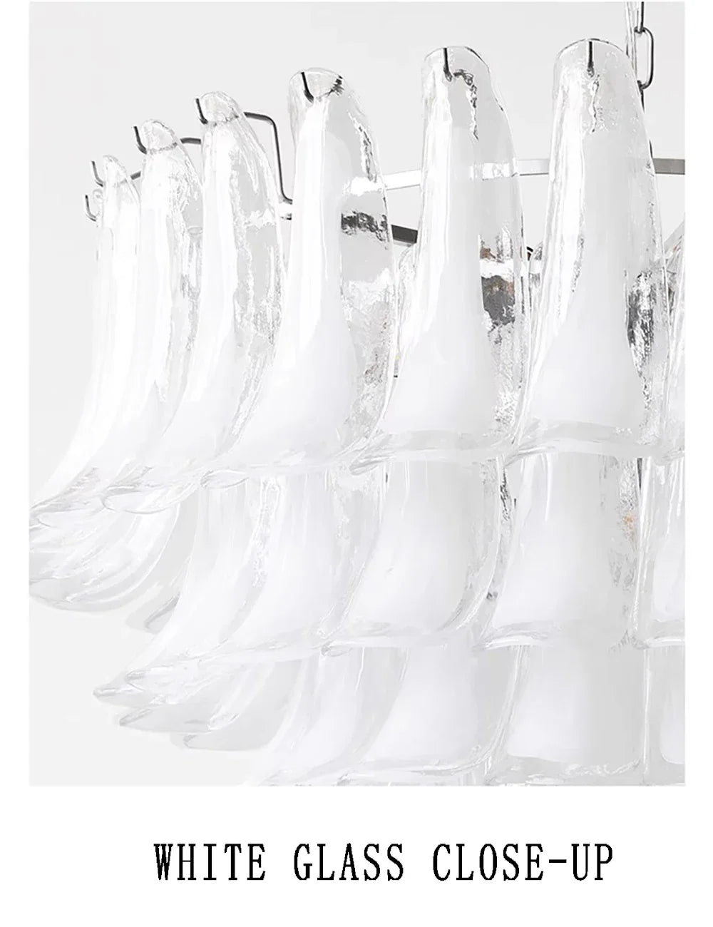 ROSELINE French Glass Chandelier