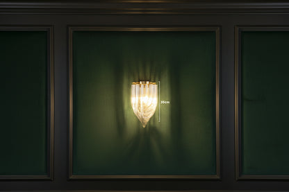 Lumière Gold Crystal Wall Sconce