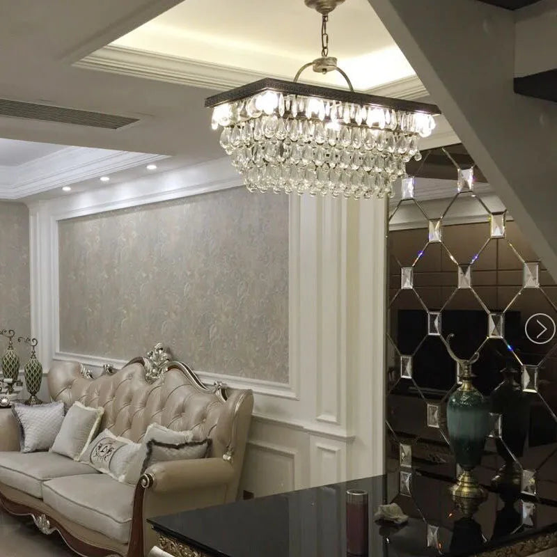 Retro Vintage Crystal Chandelier