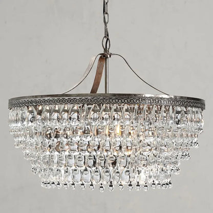 Retro Vintage Crystal Pendant Light.