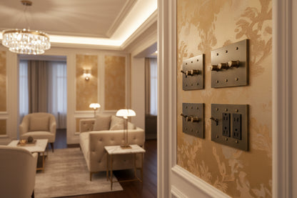 Brass Light Switch 3 Gang