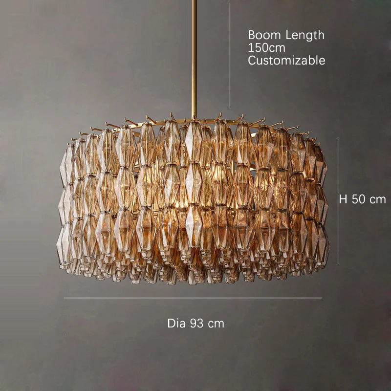 Aurelia Glass Chandelier