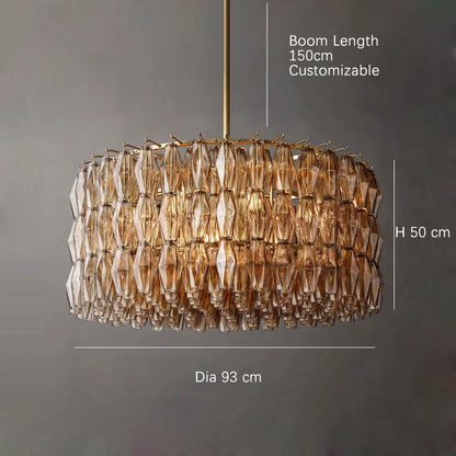 Aurelia Glass Chandelier