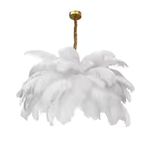 Feather Ostrich Chandelier
