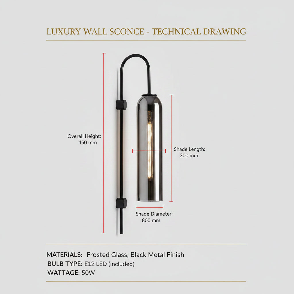 Tube Wall  sconce