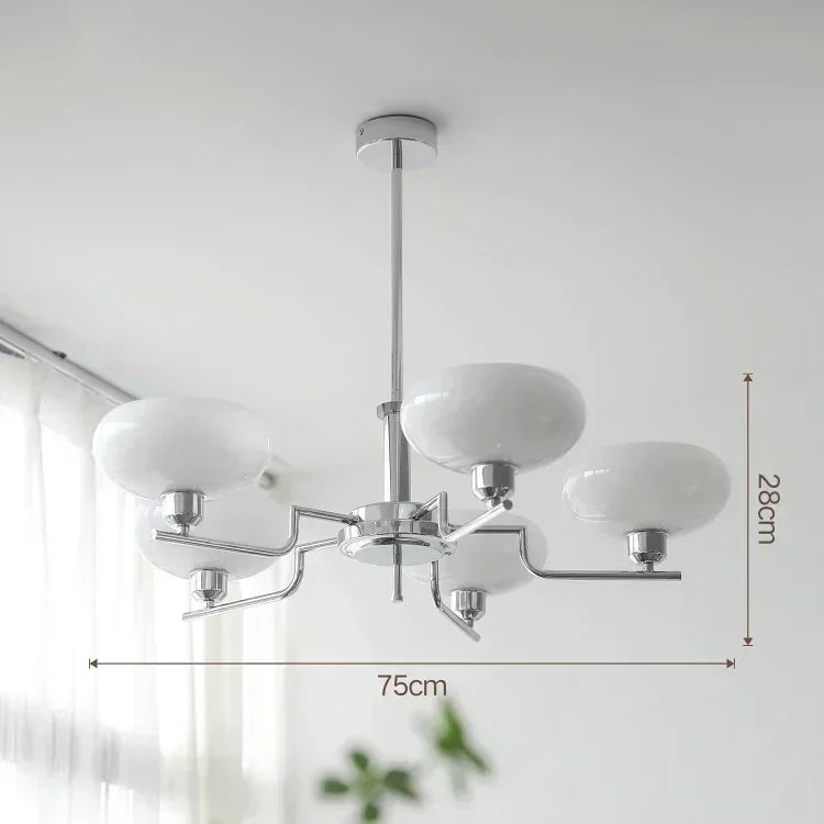 BOLLICINA Glass Globe Cluster Chandelier