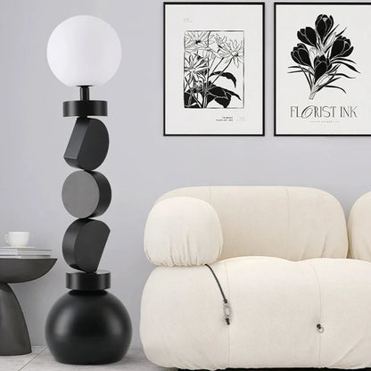 Obsidian Aura  Floor Lamp