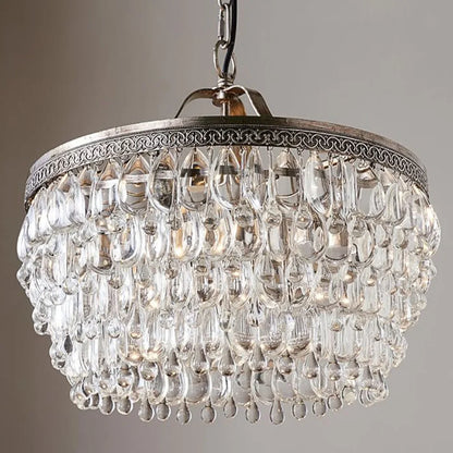 Retro Vintage Crystal Chandelier