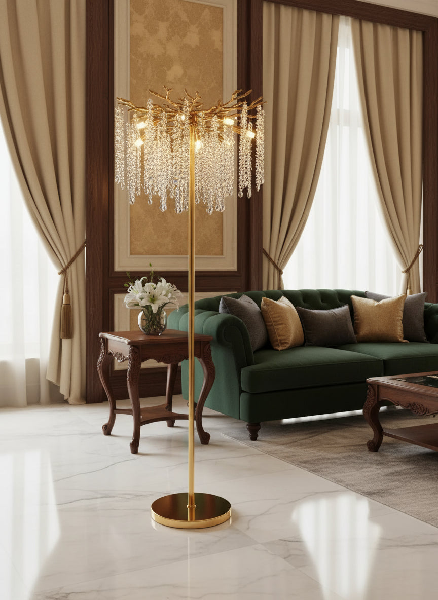 K9 Crystal LED Floor Lamp