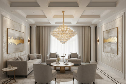 Nordique Prism Crystal  Chandelier