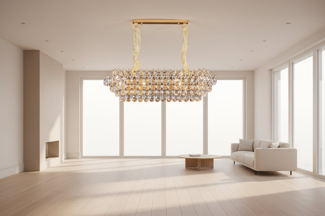 Nordique Prism Crystal  Chandelier