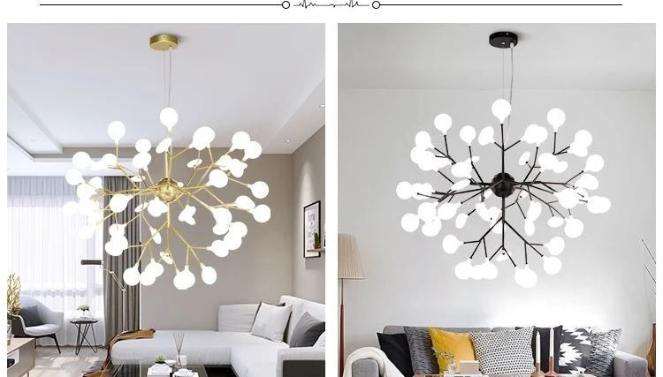 Nordic Firefly Pendant Chandelier