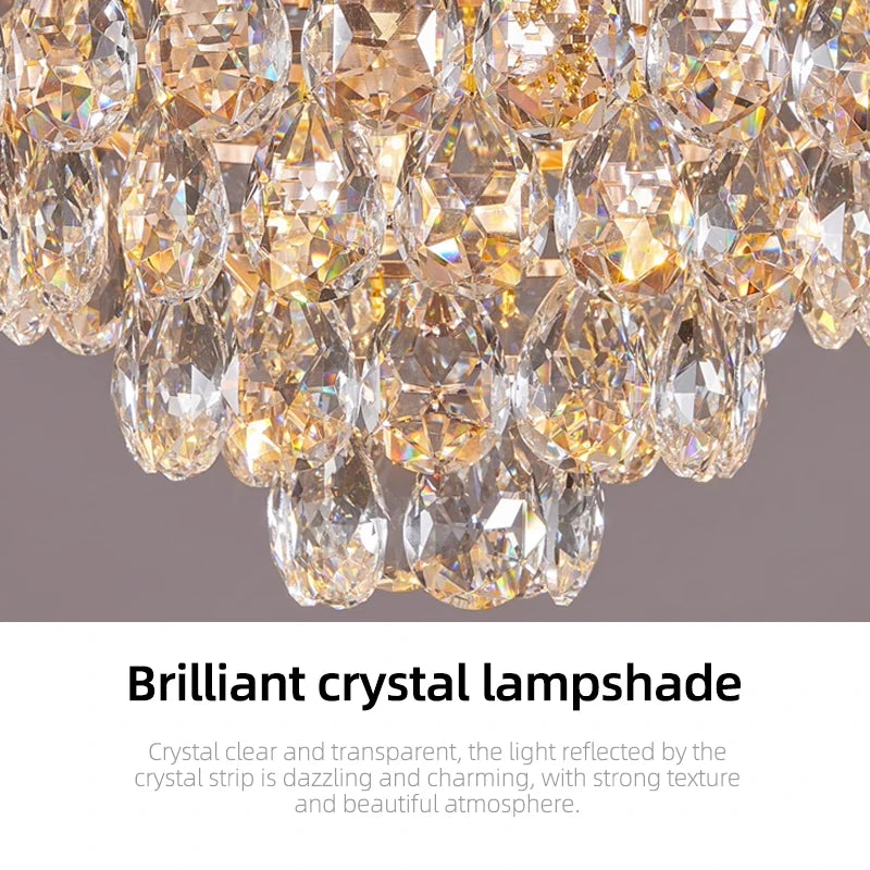 Nordique Prism Crystal  Chandelier