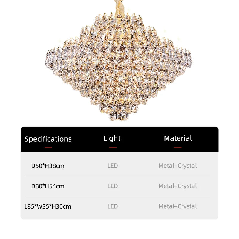 Nordique Prism Crystal  Chandelier