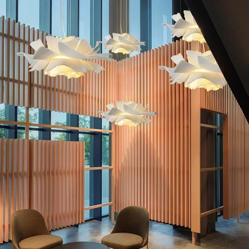 Lotus Cloud Pendant Light